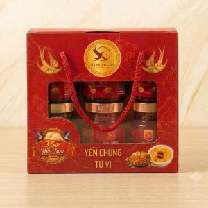 Hộp quà Yến chưng Tứ Vị – 6 hũ