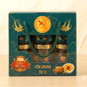 Hộp quà Yến chưng Tứ Vị – 6 hũ